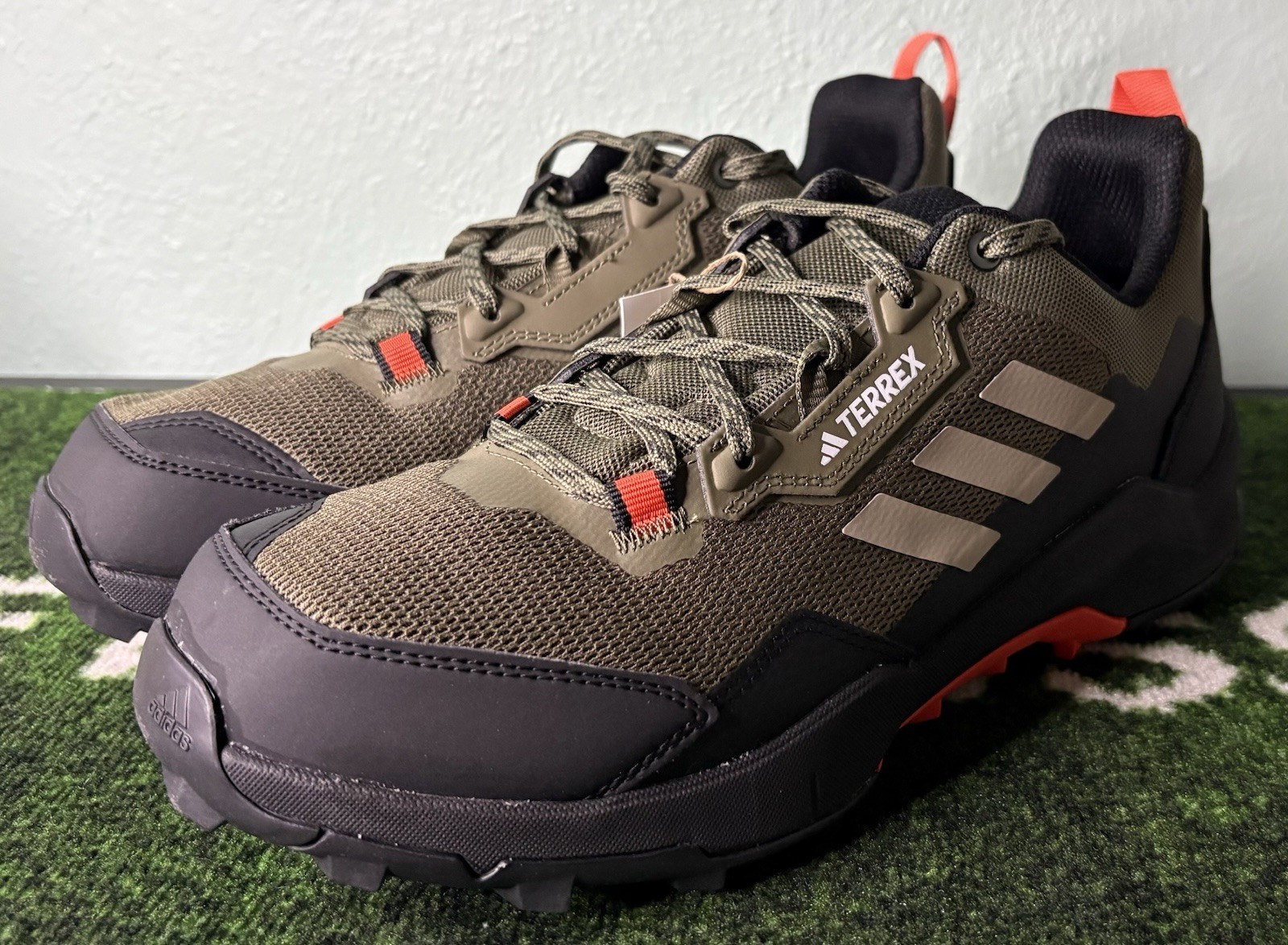 US Men’s 9 Wide – Adidas TERREX AX4 “Olive Strata Core Black” IG8852, Hiking