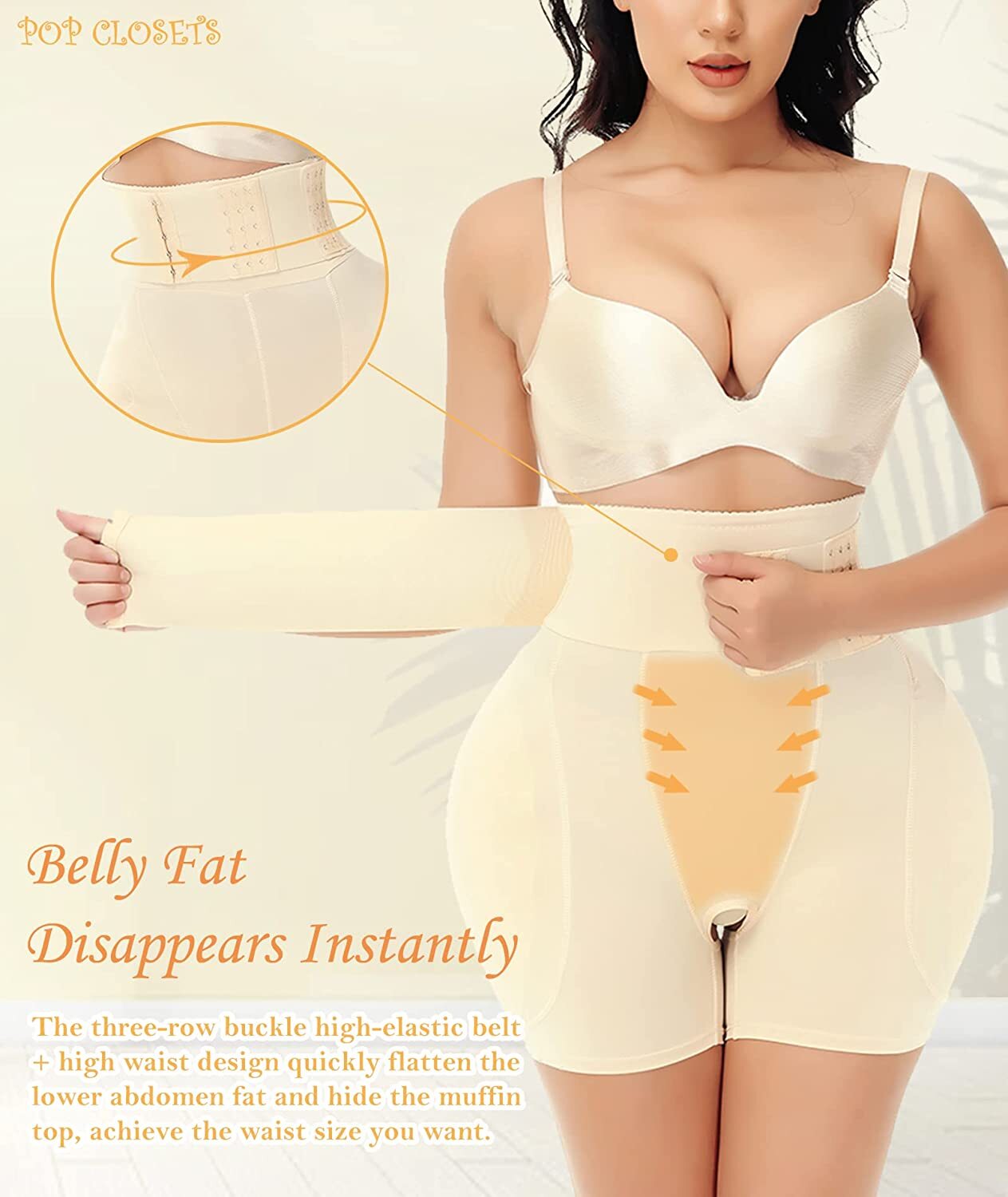 High Waist Trainer Panties Hip Pads Women Shapewear Body Tummy Shaper Fake Ass