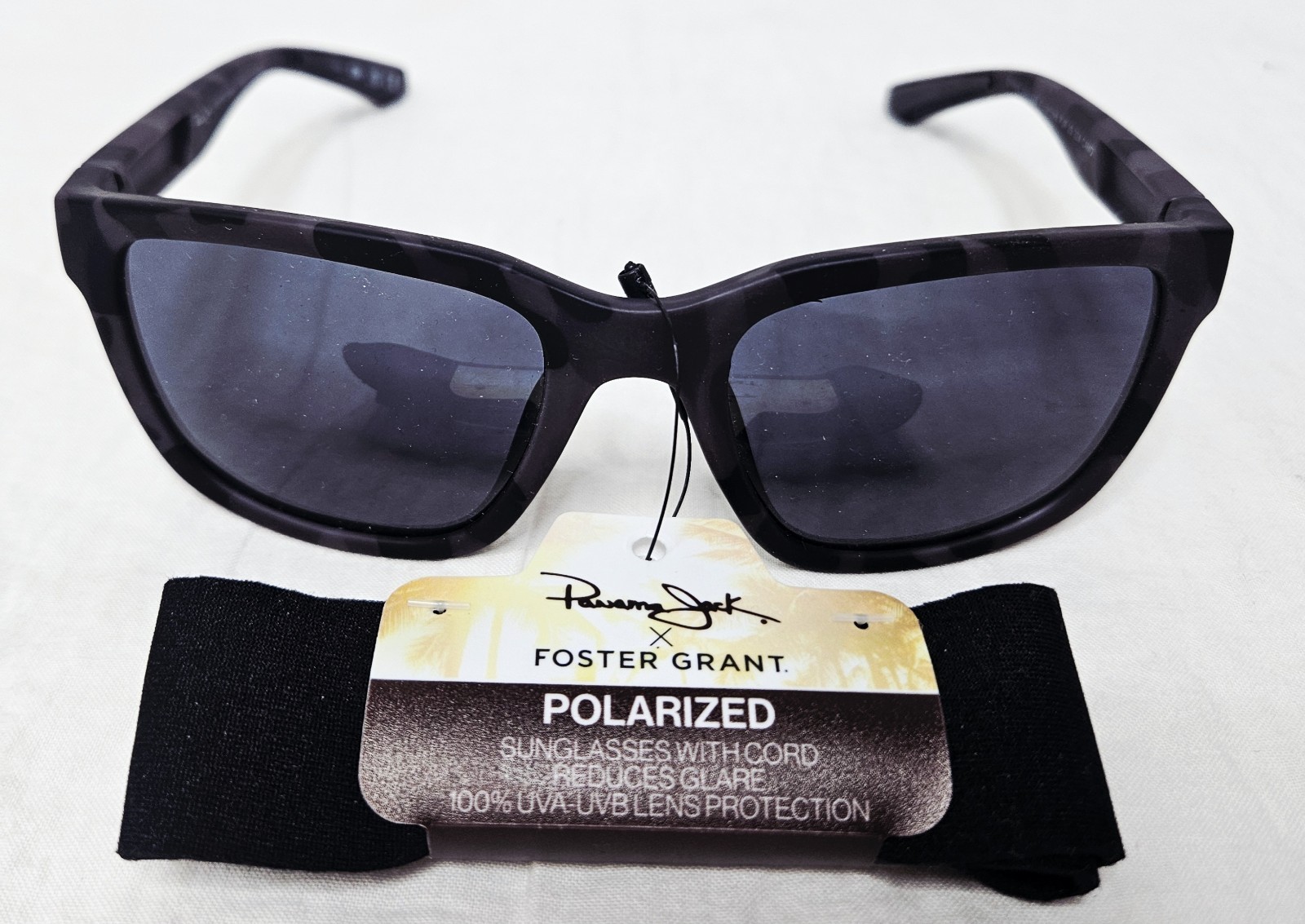 Panama Jack Foster Grant Polarized Sunglasses Camo Square Frame UV
