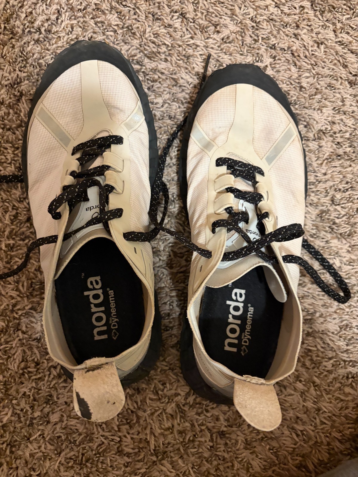 Norda 001 Men‘s Trail Running Shoes US Size 10 Vibram Sole Dyneema Upper Cinder