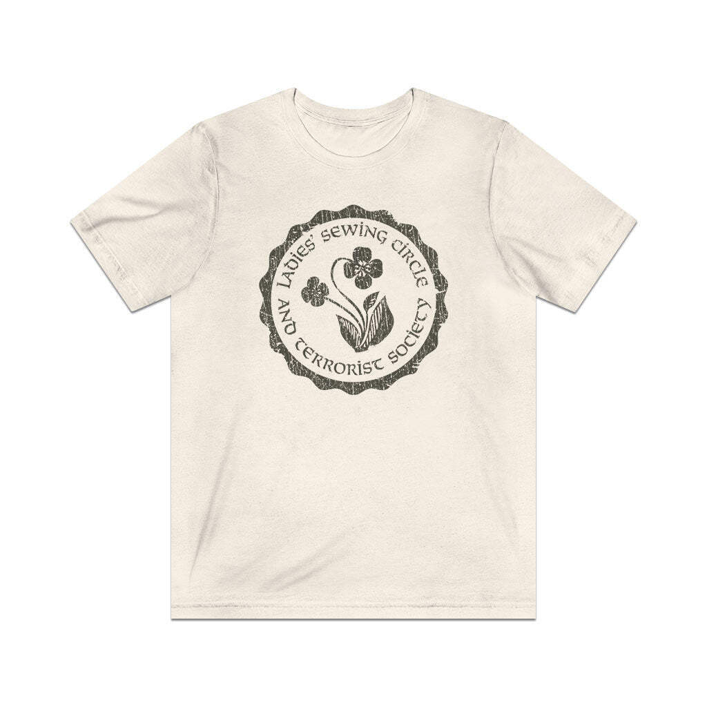 Ladies Sewing Circle and Terrorist Society 1974 Vintage Men’s T-Shirt