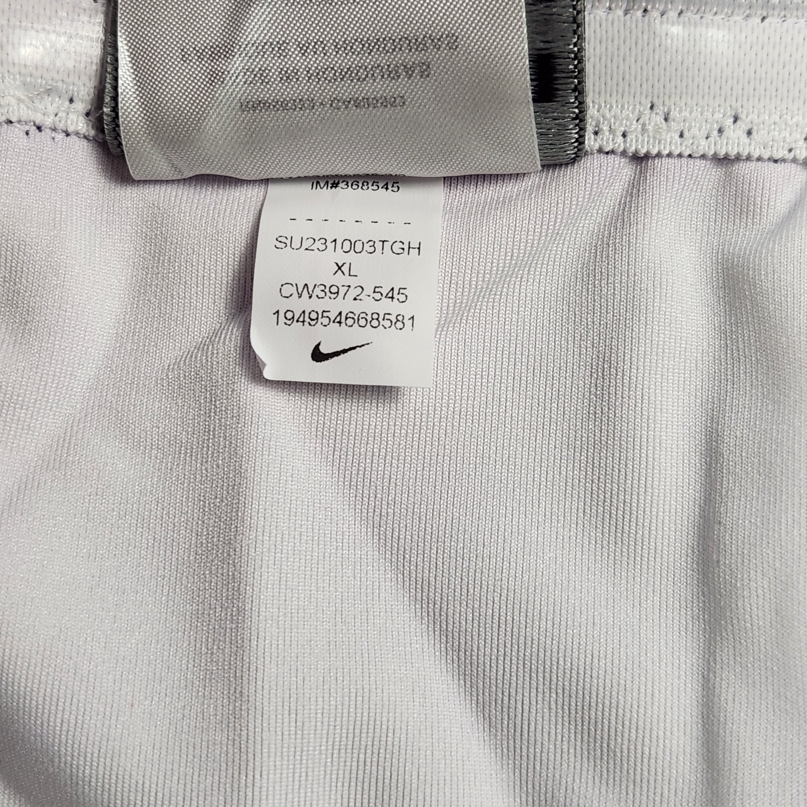 NIKE Mens XL Vapor Untouchable Purple Short Tights Football CW3972-545