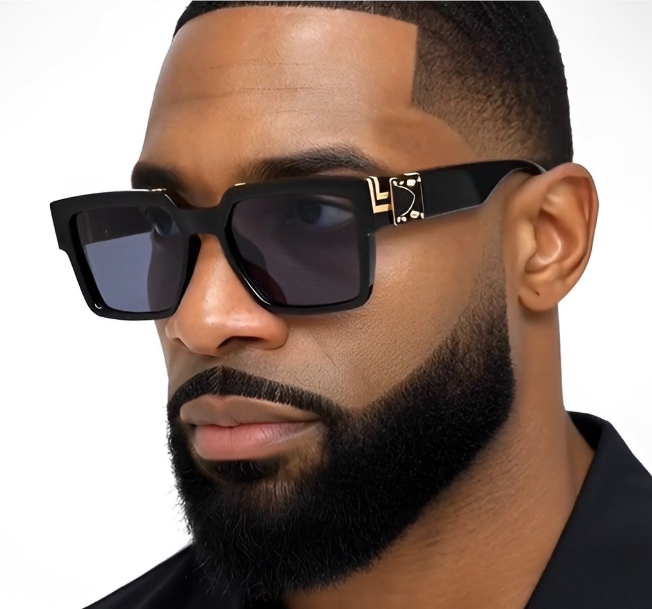 Oversized Thick Frame Hip Hop Sunglasses Retro Men’s Women Outdoor UV400 Glasses