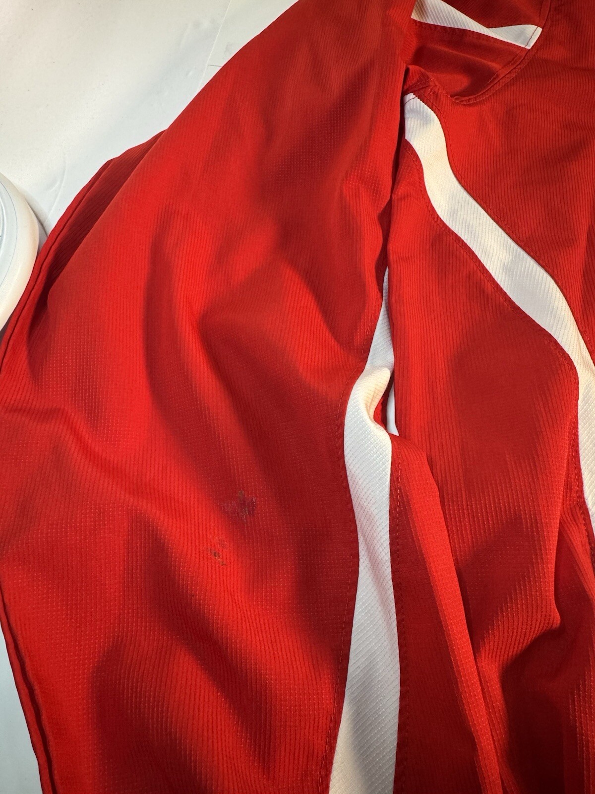 Under Armour Men’s Fan Cloth 1/4 Zip Jacket Pull Over Mens Size Large RED