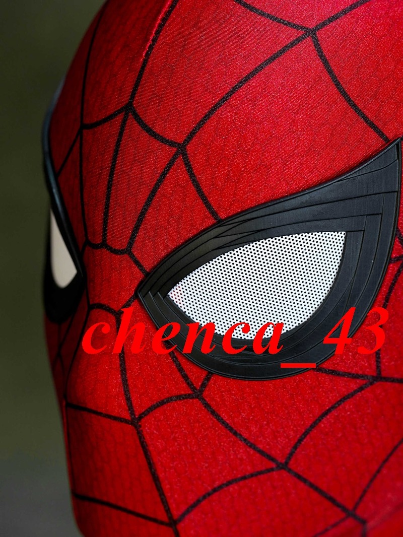 Handmade Brand New Day Mask Faceshell Eyes Spider-Man 4 Holland Cosplay Headgear