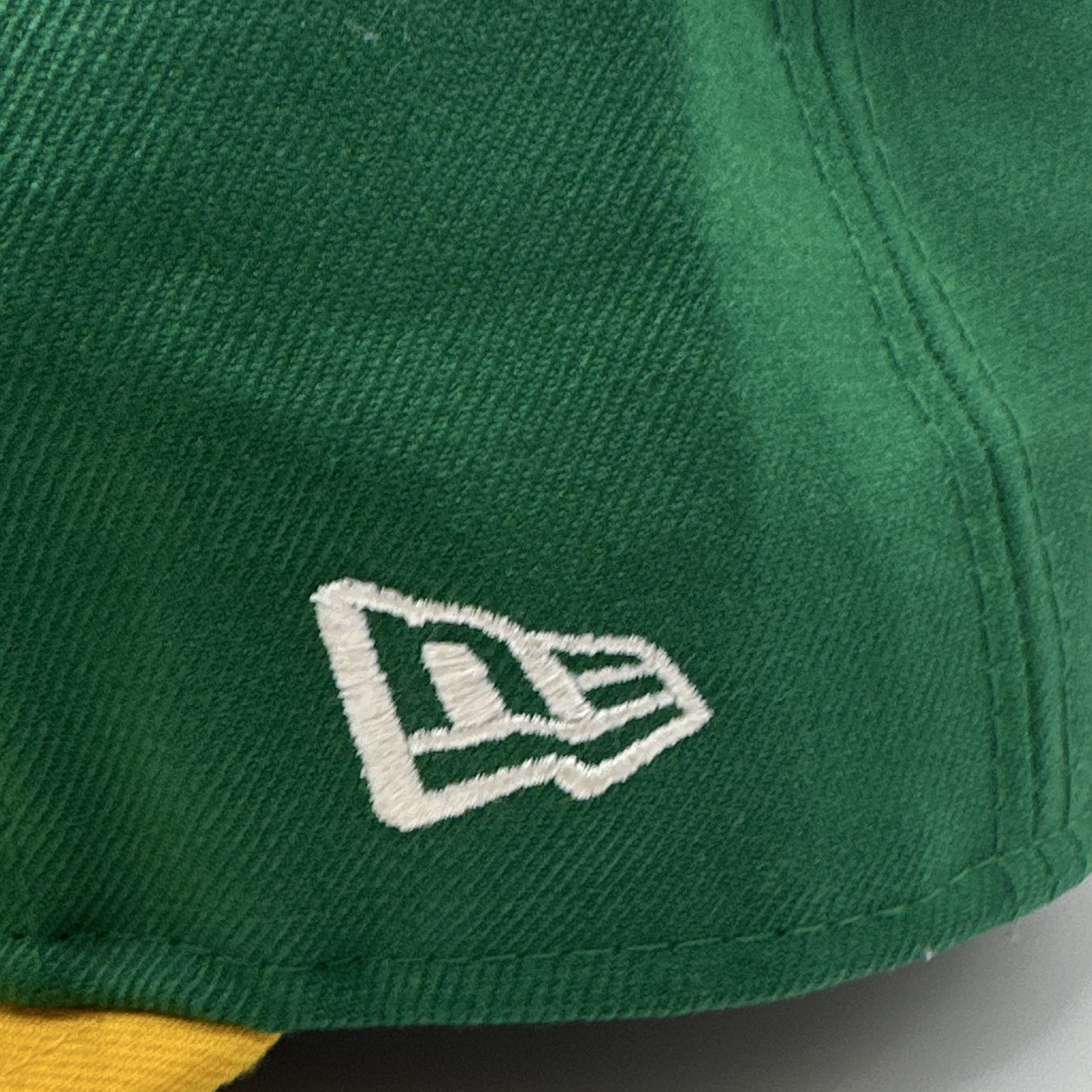 YUMS × New Era 59FIFTY Fitted Hat 7 1/8 Green Yellow OG Black Tag RARE ,85% wool