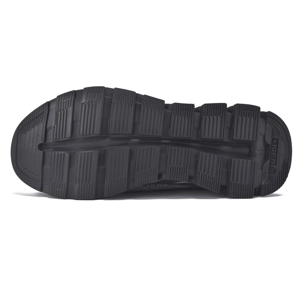 SUADEX Work Safety Shoes Steel Toe Sneakers Indestructible Composite Toe Black