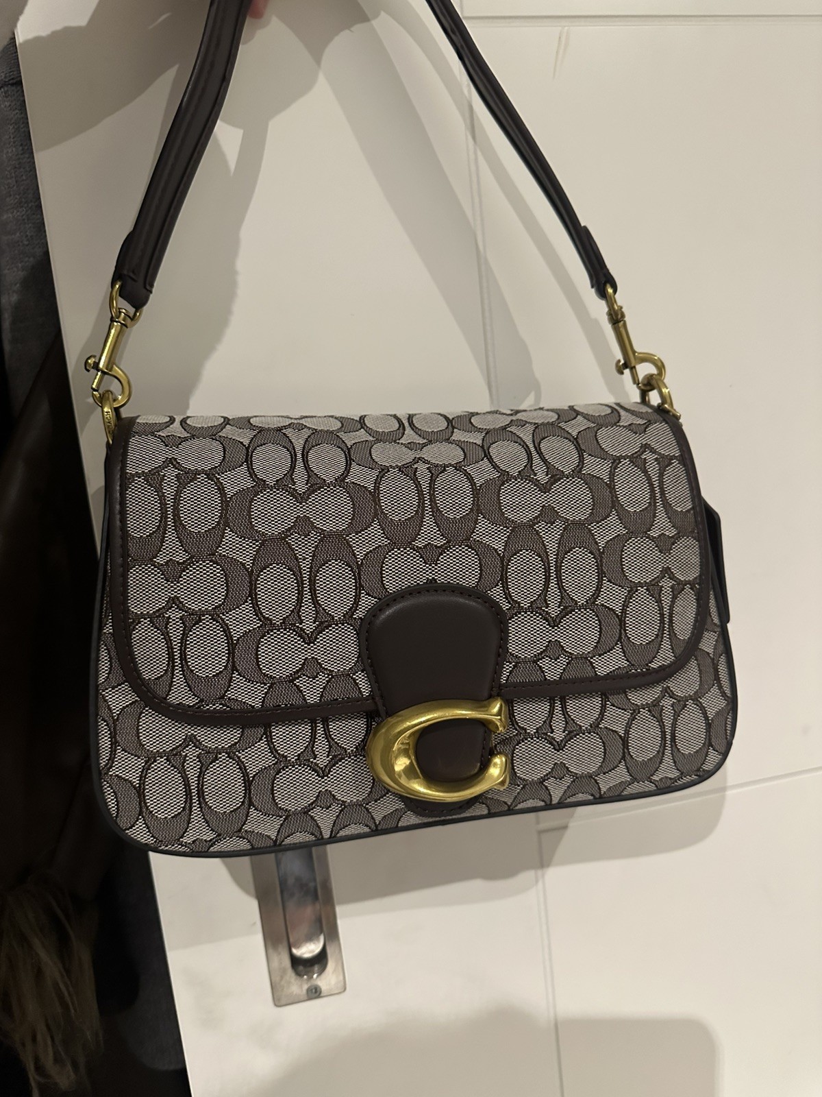 Coach Denim Soft Tabby 26 Shoulder Bag