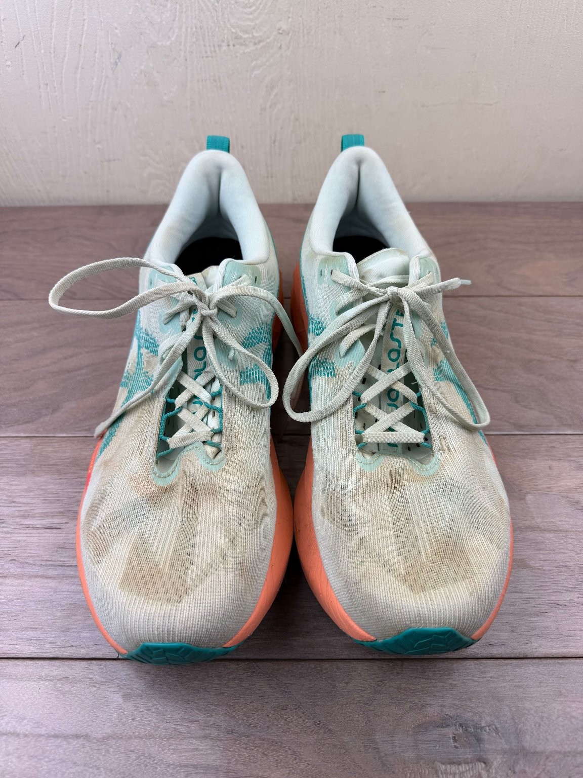 ASICS Metaspeed Sky Men’s 13 Cream Teal Orange FF BlastMAX Running Shoes