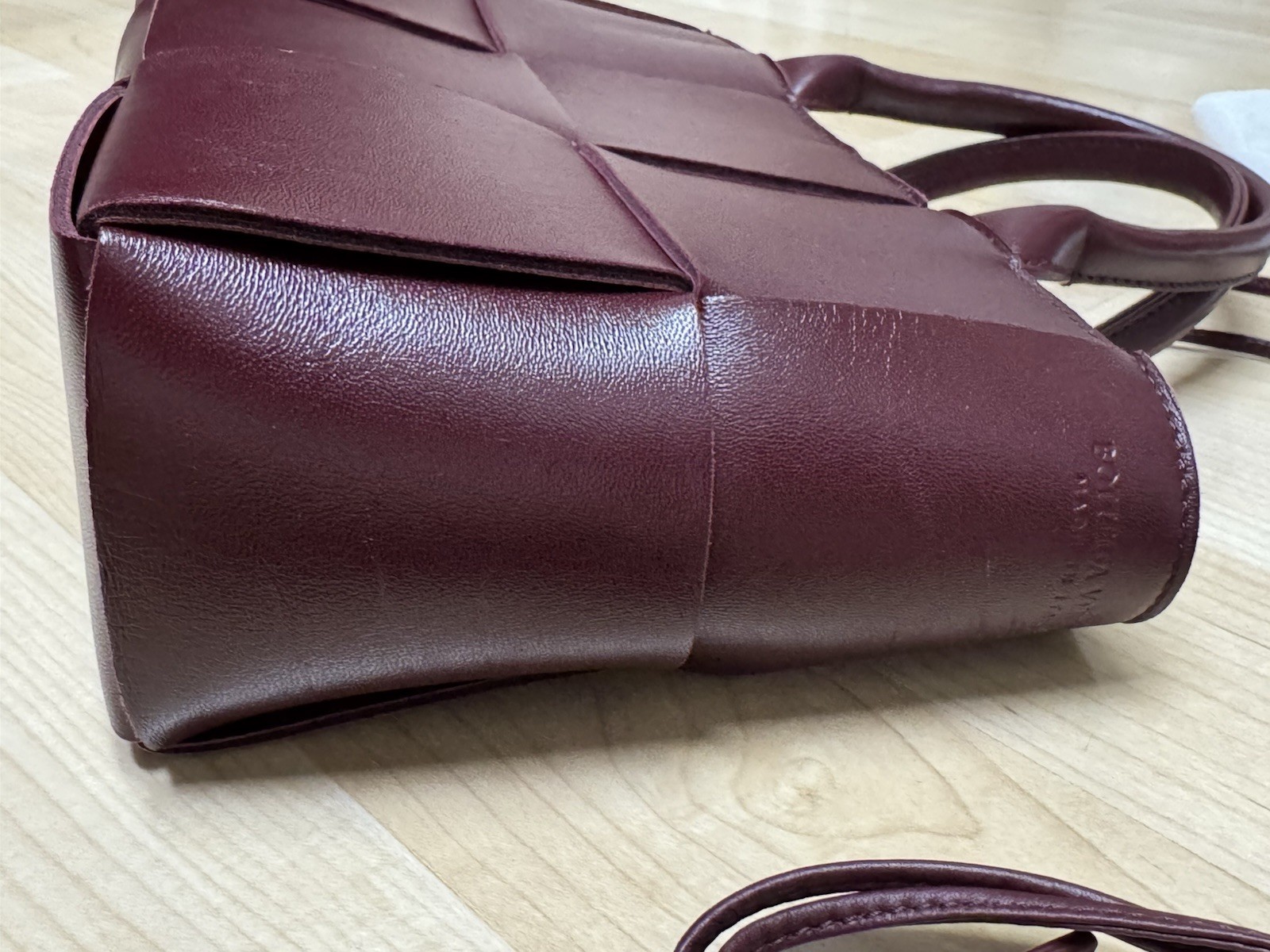 Bottega Veneta Mini Arco Intrecciato Leather Tote Bag
