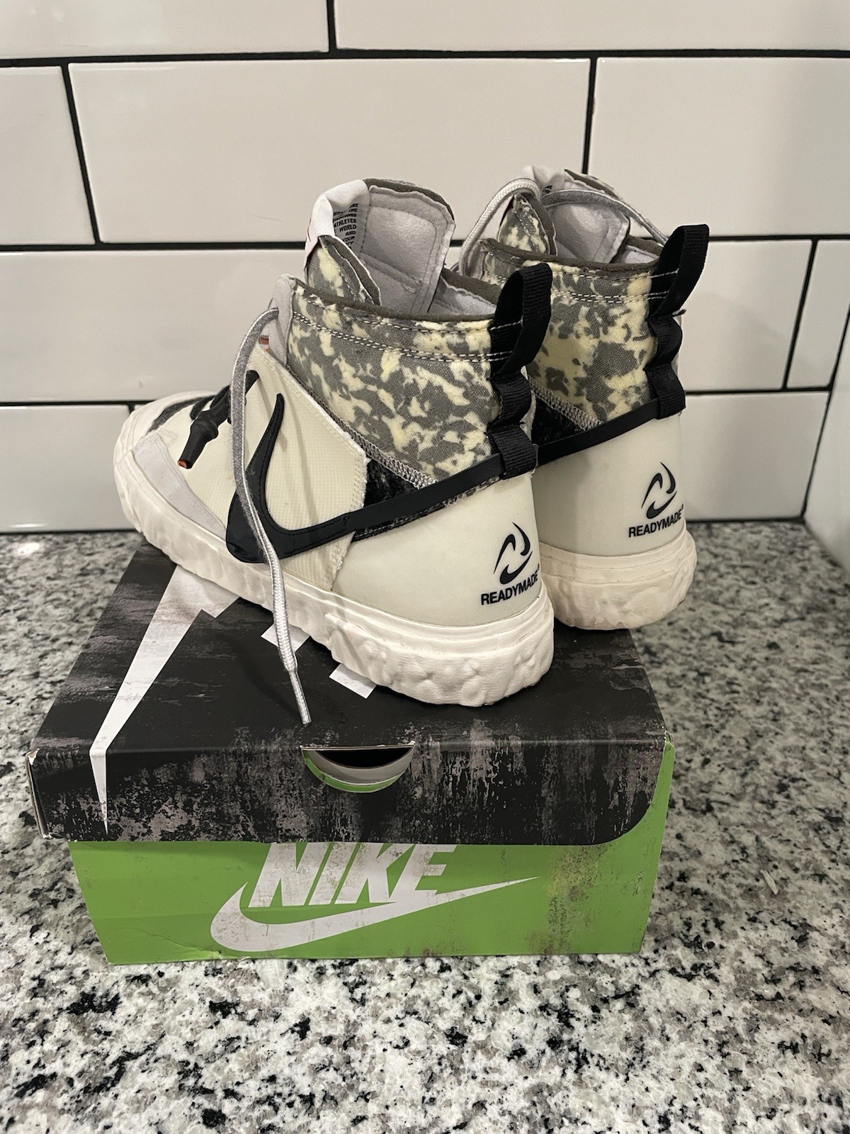 Nike READYMADE x Blazer Mid Top White Camo Sneaker CZ3589-100 2021