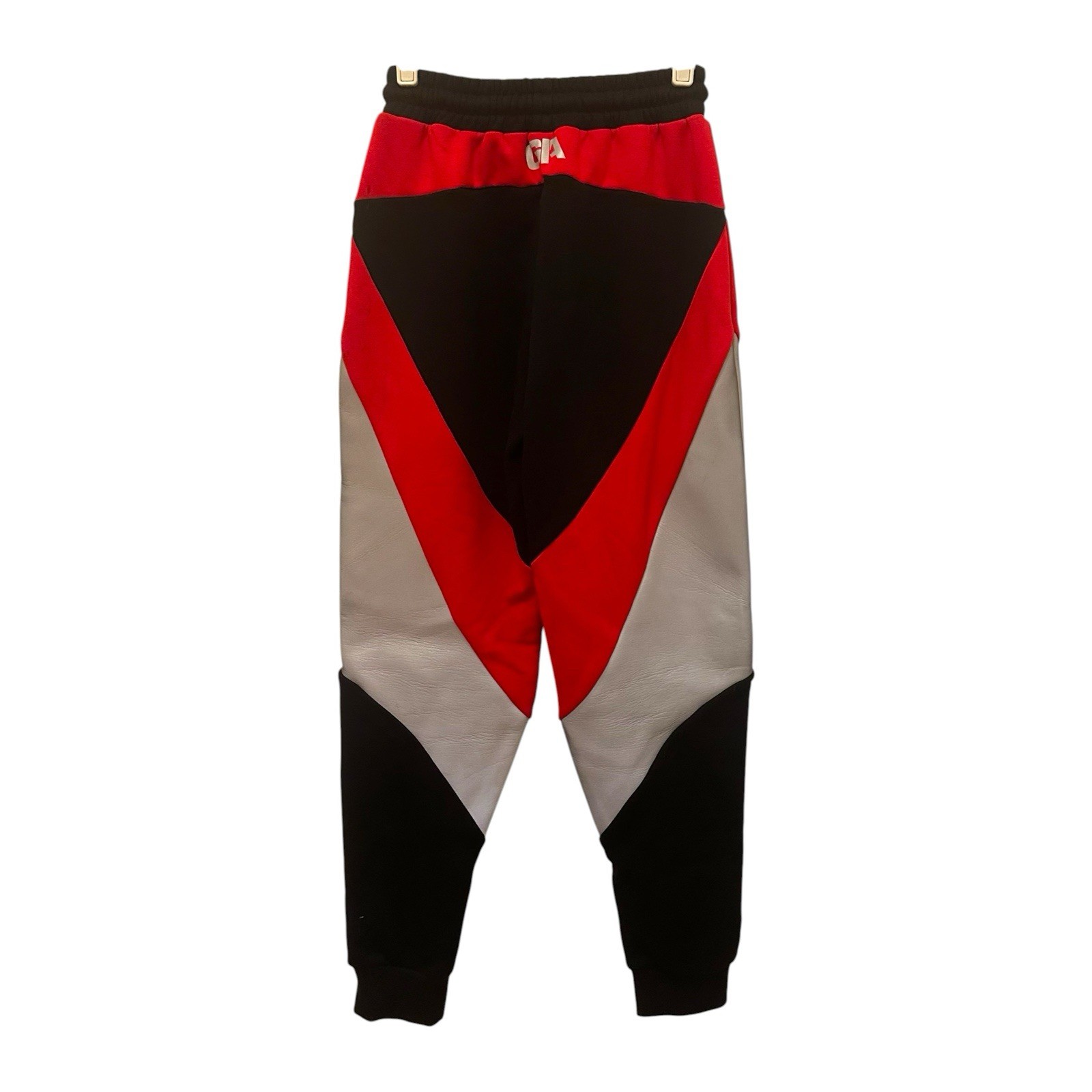 I AM GIA Red Black Silver Reflective Colorblock Hoodie Sweats Set Size XS NWT