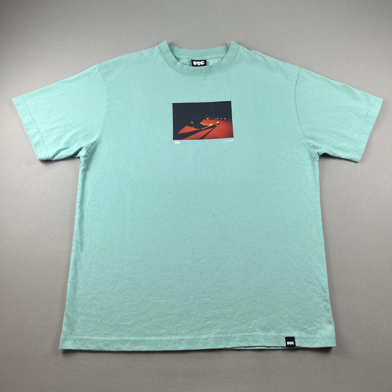 FTC For The City T-Shirt Mens Large Green Pool Billiards Skater San Francisco