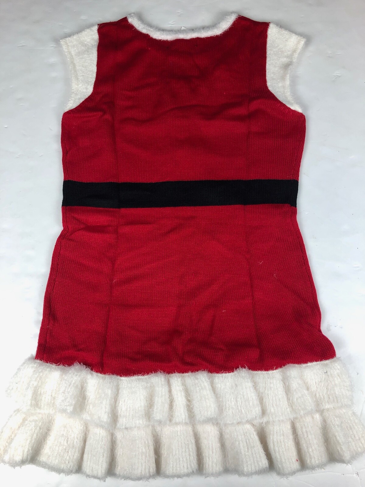 33 Degrees Ugly Christmas Sweater Dress Women’s Santa Holiday Short Sleeve NWT