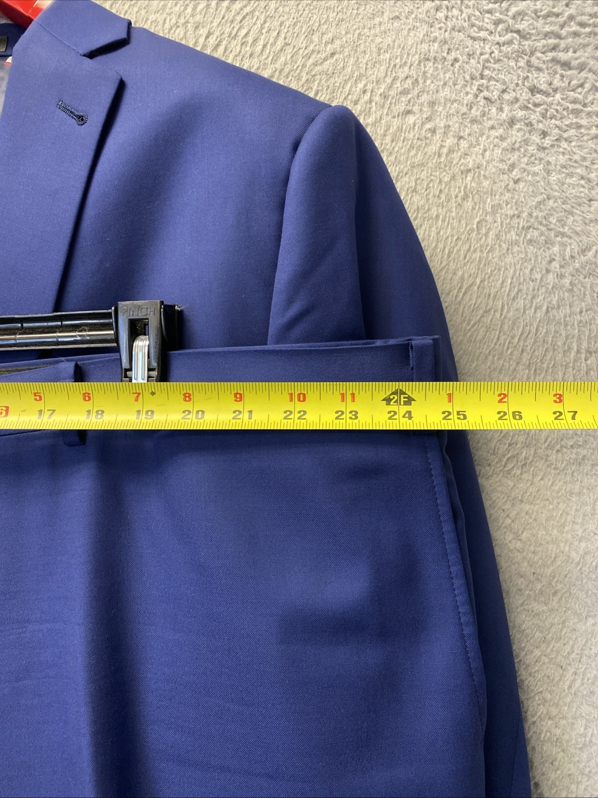 Indochino Suit Mens Size 56 Blue Made For You Navy 2 Piece Pants 50×28 Wool/1162