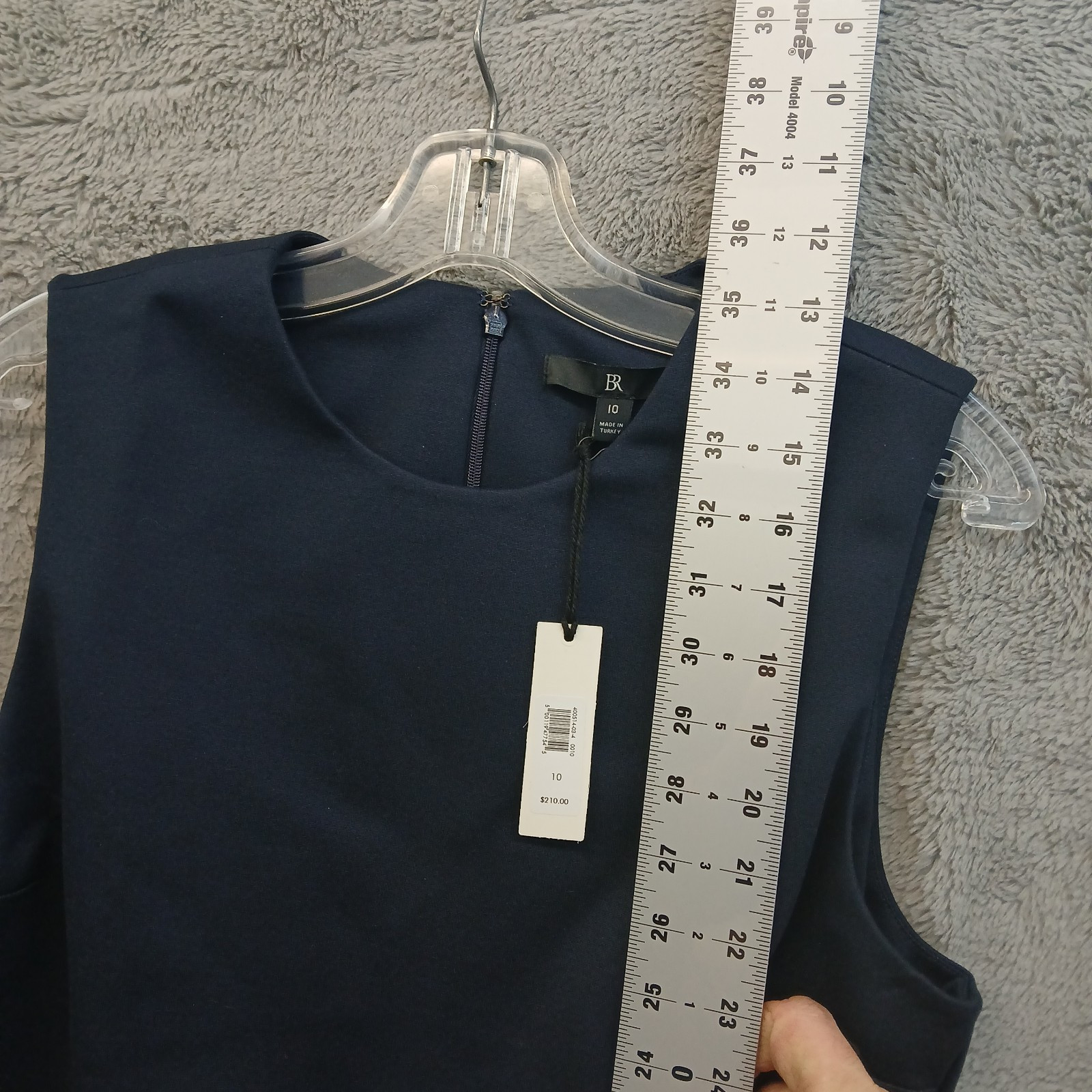 Banana Republic Everywhere Ponte Sheath Mini Dress Crew Neck NWT Navy Blue