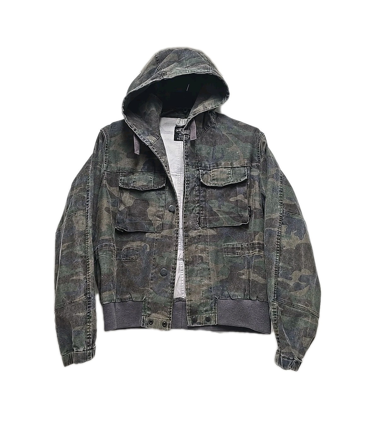 Vintage Mil-Tec Sturm Heavy Multi Camo Hoodie Jacket Size XL Military Germany?