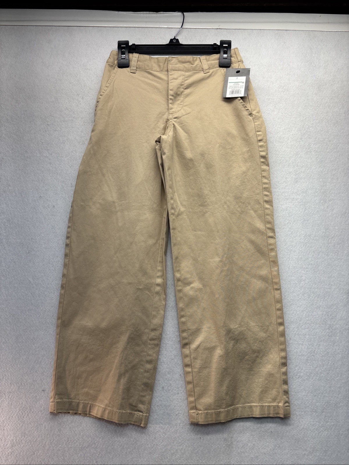Boy’s Art Class School Uniform Beige Khaki Straight Leg Pants Size 7 NWT