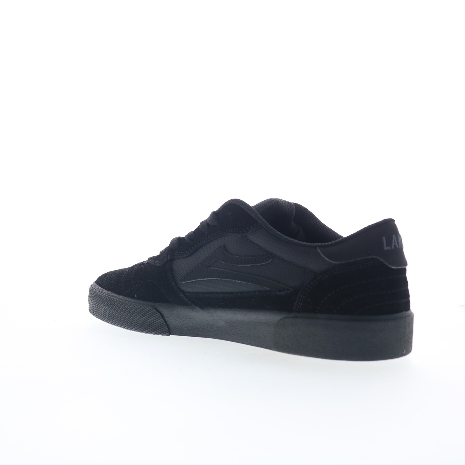 Lakai Cambridge Mens Black Suede Lace Up Skate Inspired Sneakers Shoes