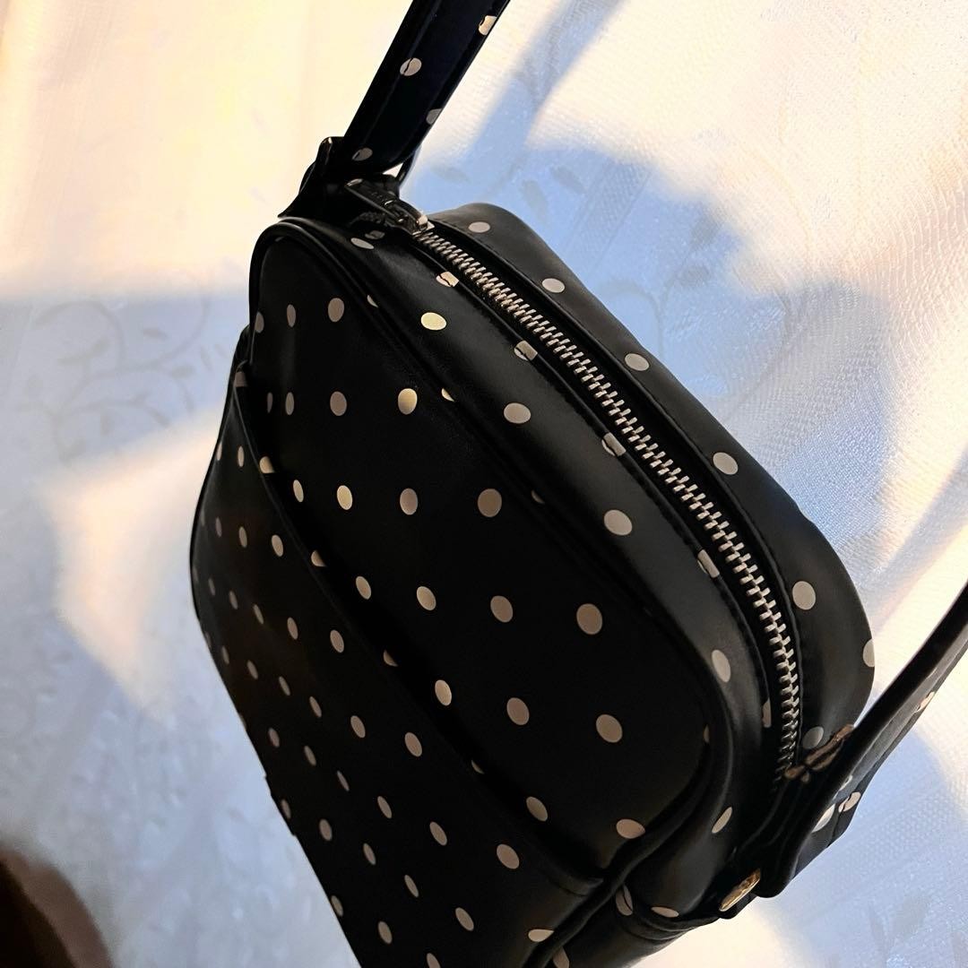 Comme des Garcons GIRL Polka Dot Black Crossbody Shoulder Bag – Near Mint