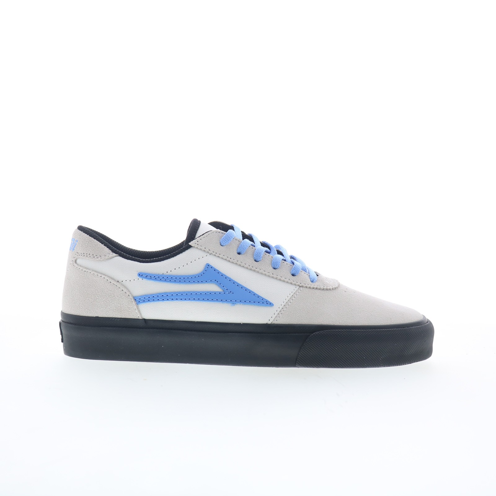 Lakai Manchester Mens White Suede Lace Up Skate Inspired Sneakers Shoes