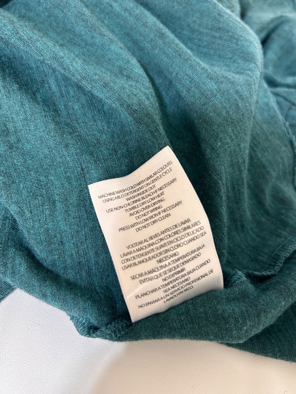 Seg’ments Green Merino Wool Long Sleeve Women’s T-Shirt Size M Top Base Layer a3