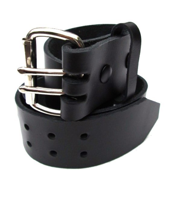 Mens Heavy Duty Leather Belt 2″ Wide Sizes 32 – 72