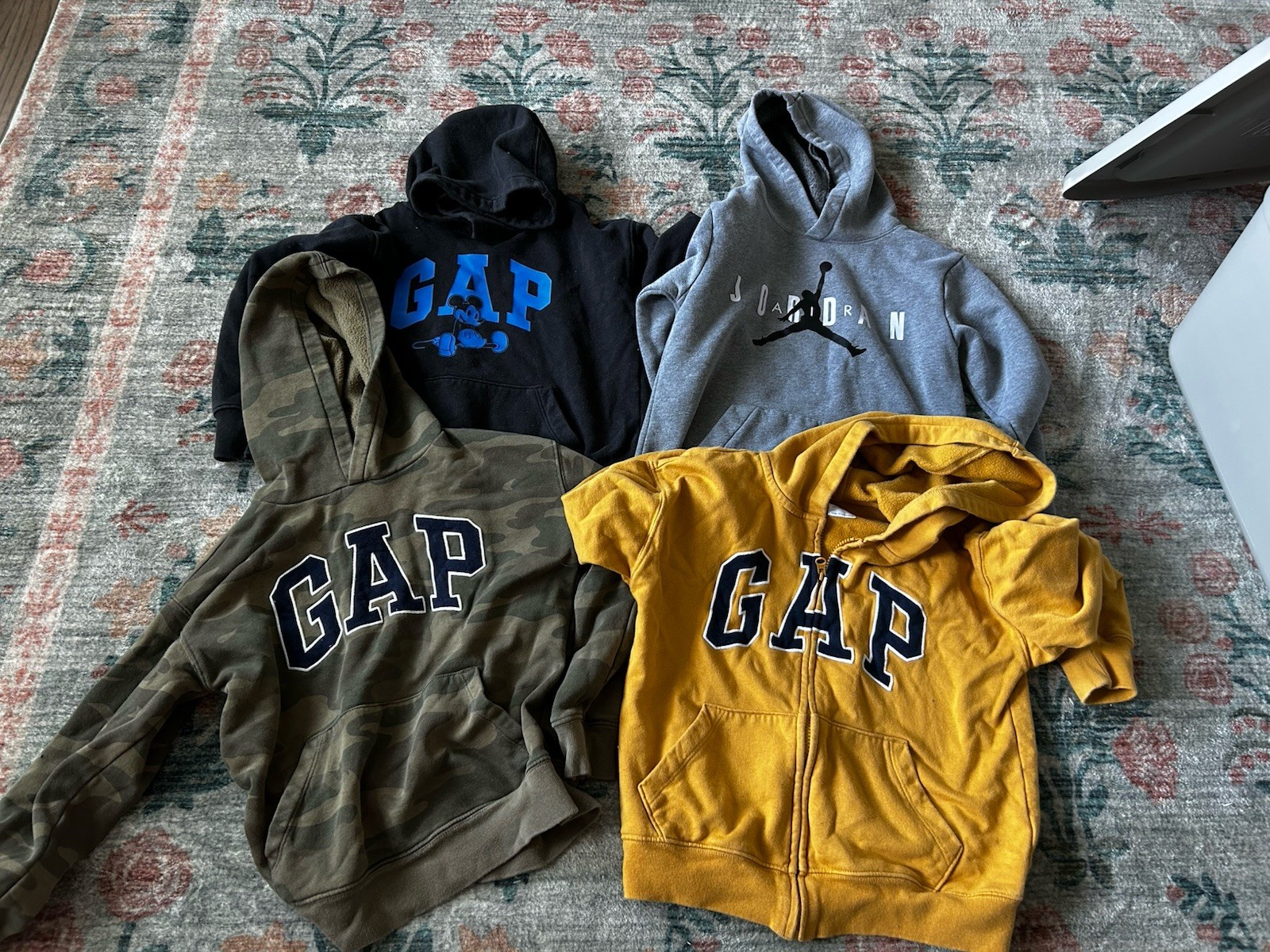 Gap Jordan Boys Hoodie Lot Sweatshirt Bundle Medium Play School