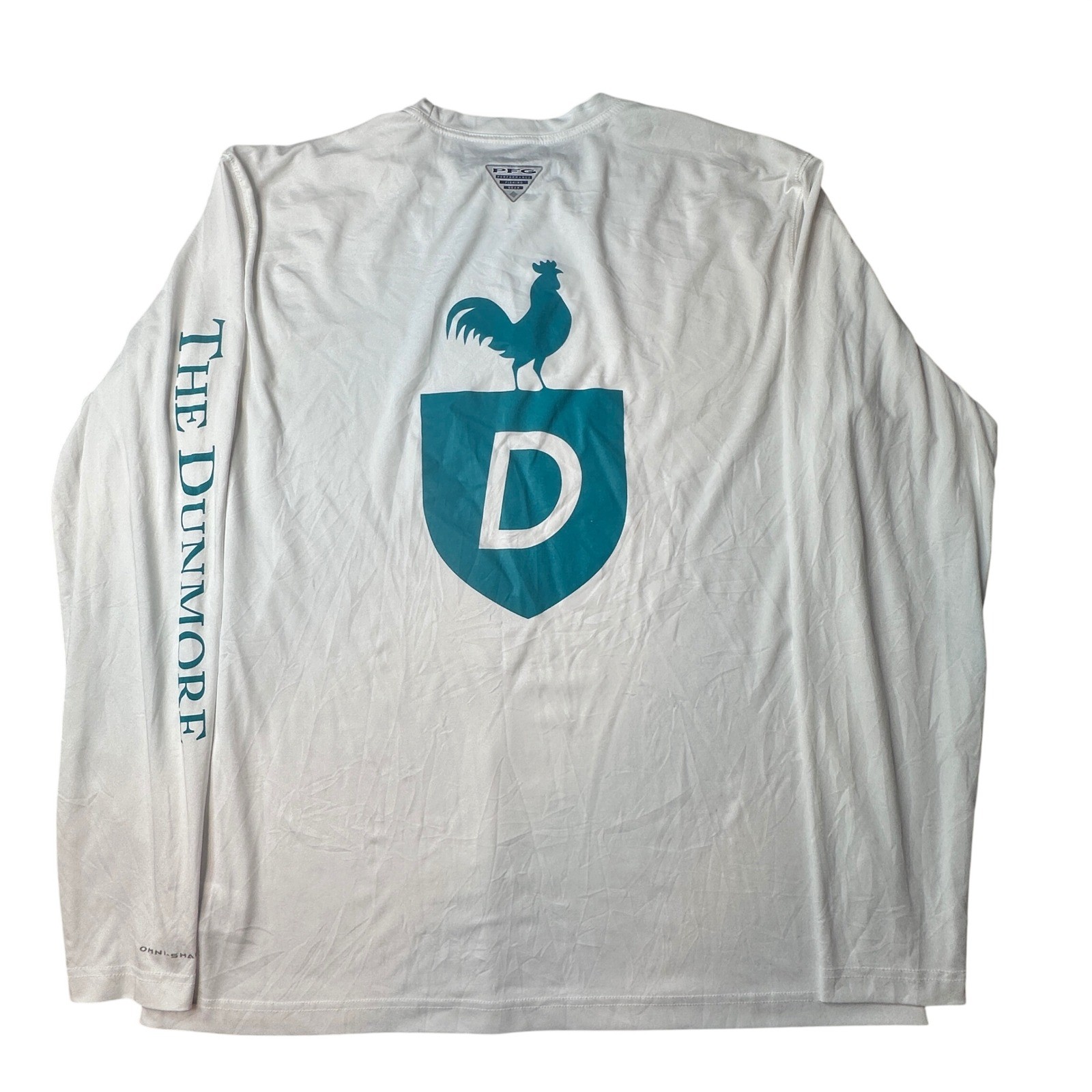 Columbia Shirt Mens XL White The Dunmore PFG Long Sleeve Omni-Wick Performance