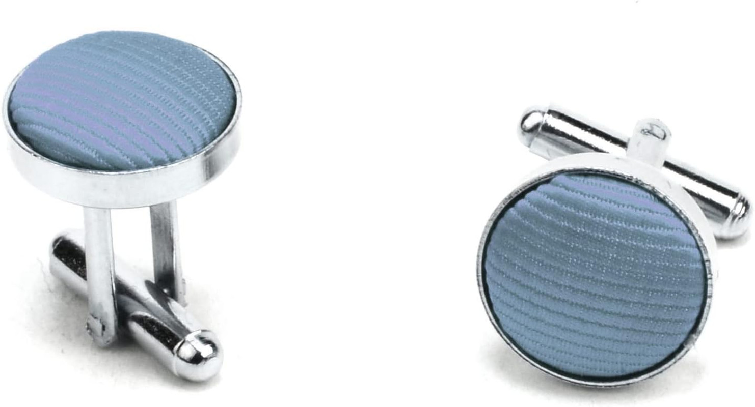 3.15″（8cm） Solid Color Necktie and Pocket Square Cufflinks Sets For Men + Gift B