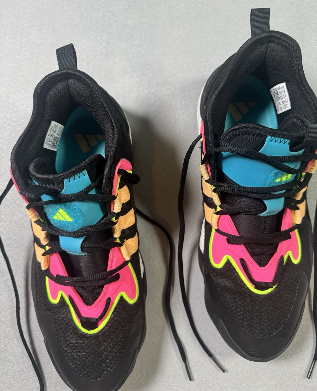Adidas BYW Select Basketball Shoes ~Black Pink ~Size 10 (see description)