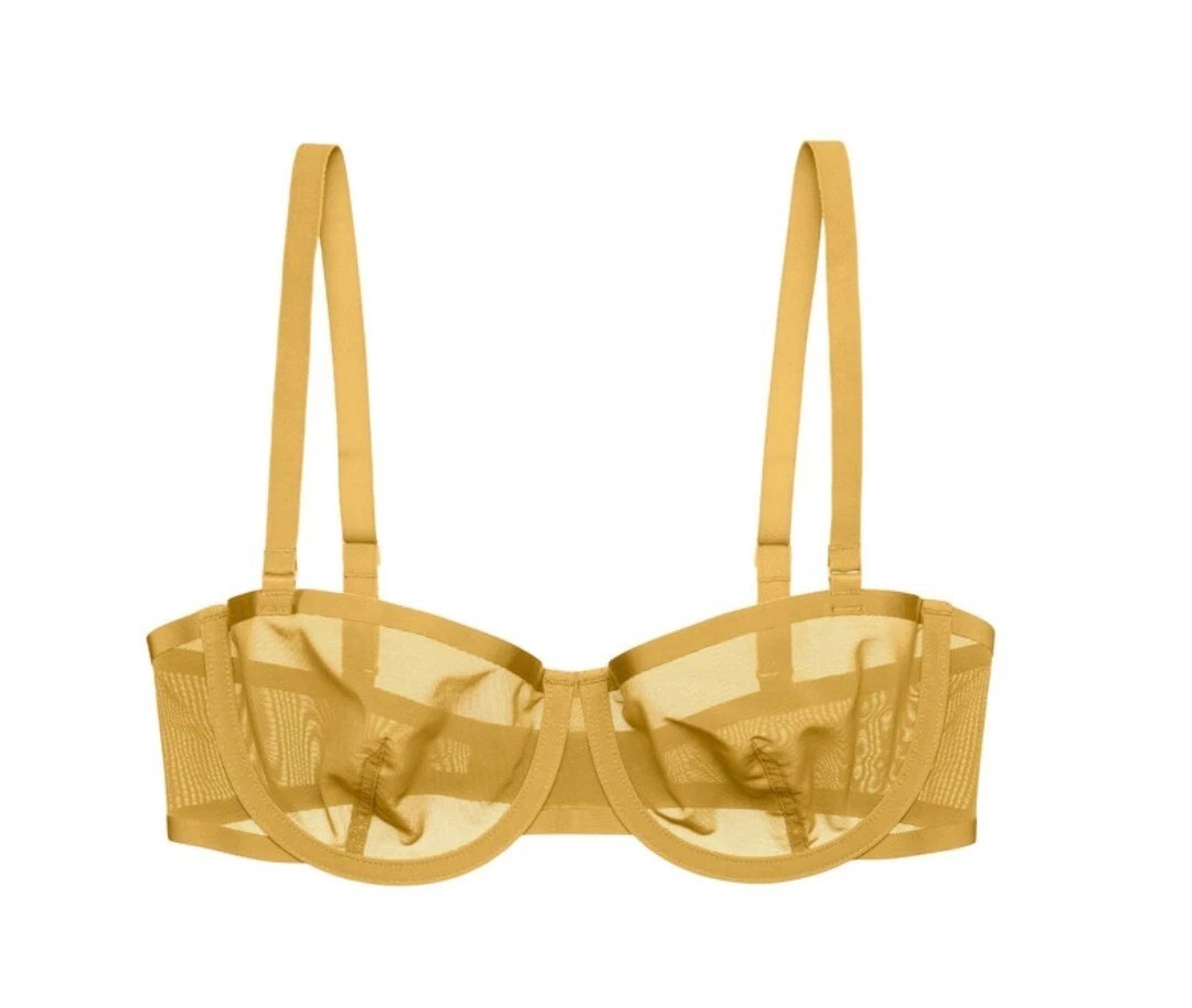 NWT The Balconette Mesh Marigold Sz 34B
