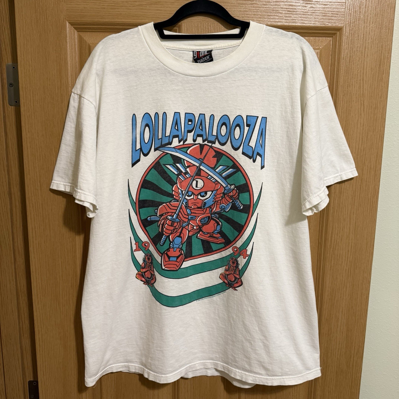 VINTAGE 1994 lollapalooza t-shirt Smashing pumpkins Frank Kozik Xl Band Tee