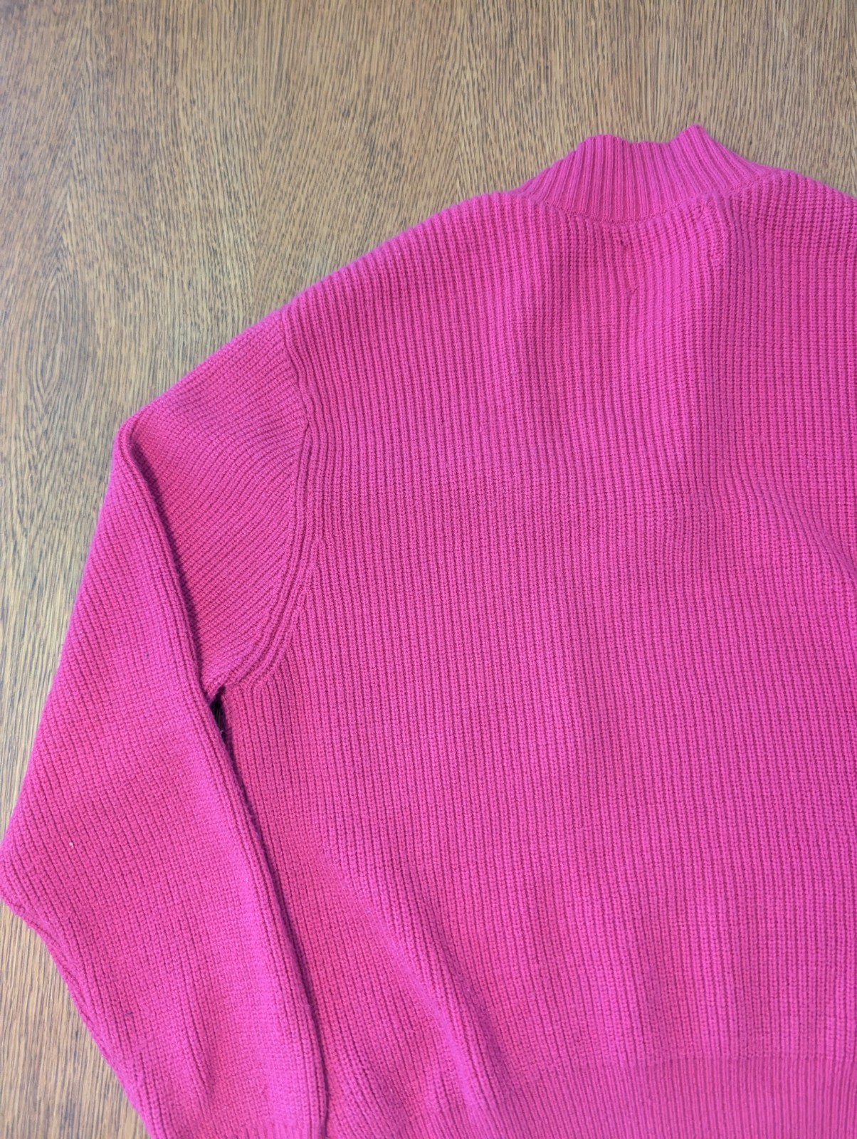 Zara Knit Pullover Sweater Womens Size 13-14 CM 164 Magenta Pink