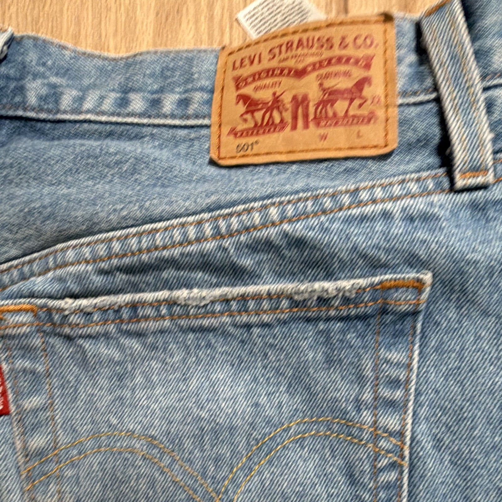 Women’s 501 Jean Short Mid Rise Thigh Length