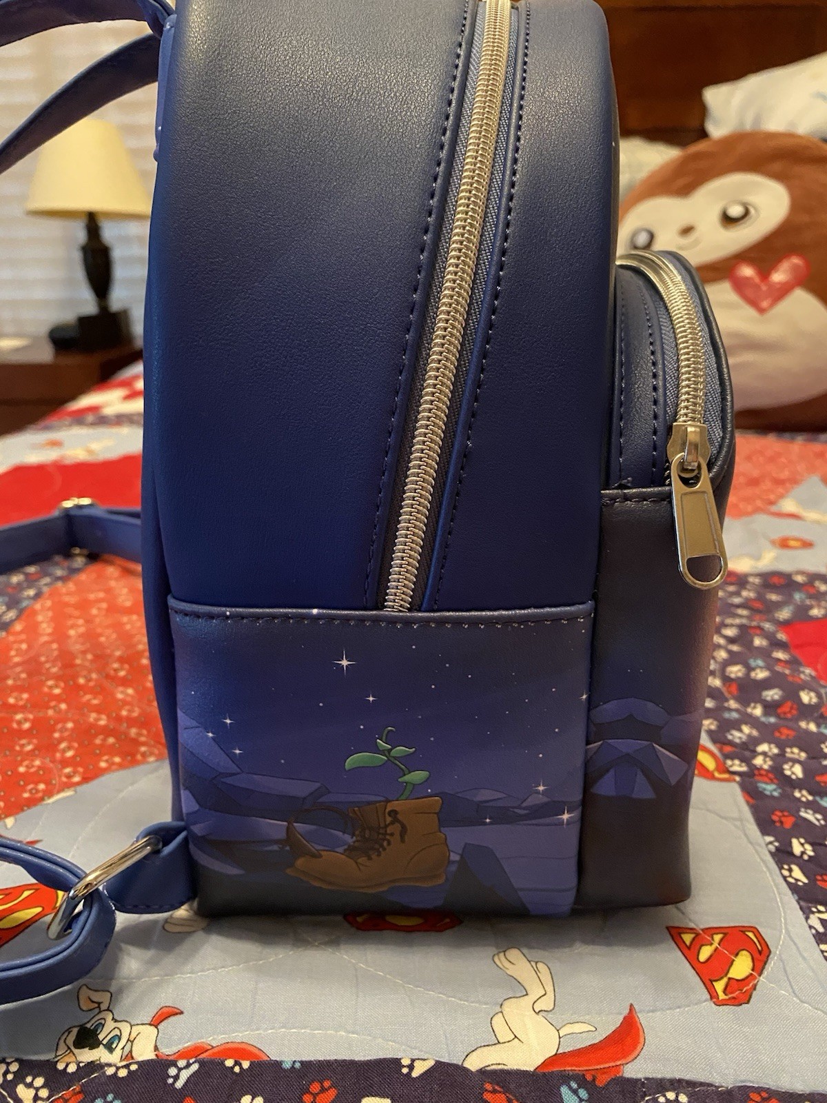 Loungefly Wall-E Night Sky mini backpack and wallet set