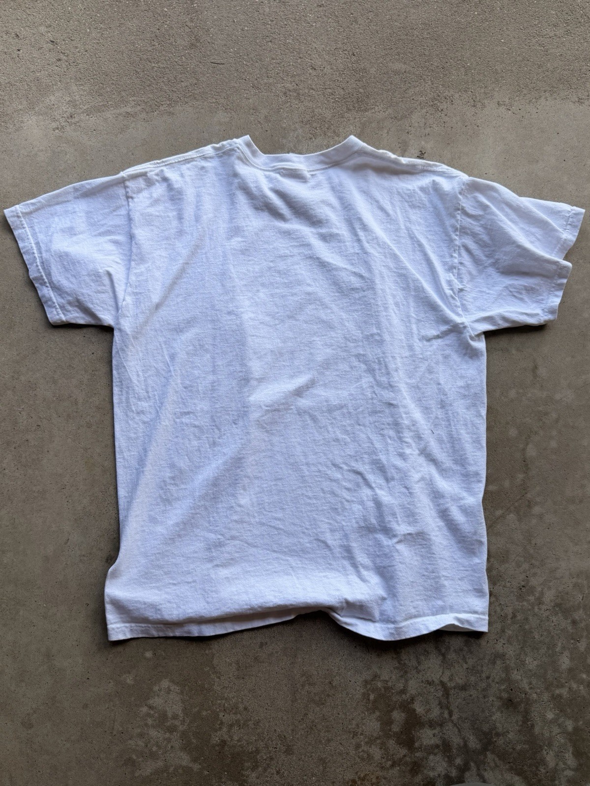 Fruit of the Loom Heavyweight Bud Light Logo Graphic Crew Neck T-Shirt Men’s XL