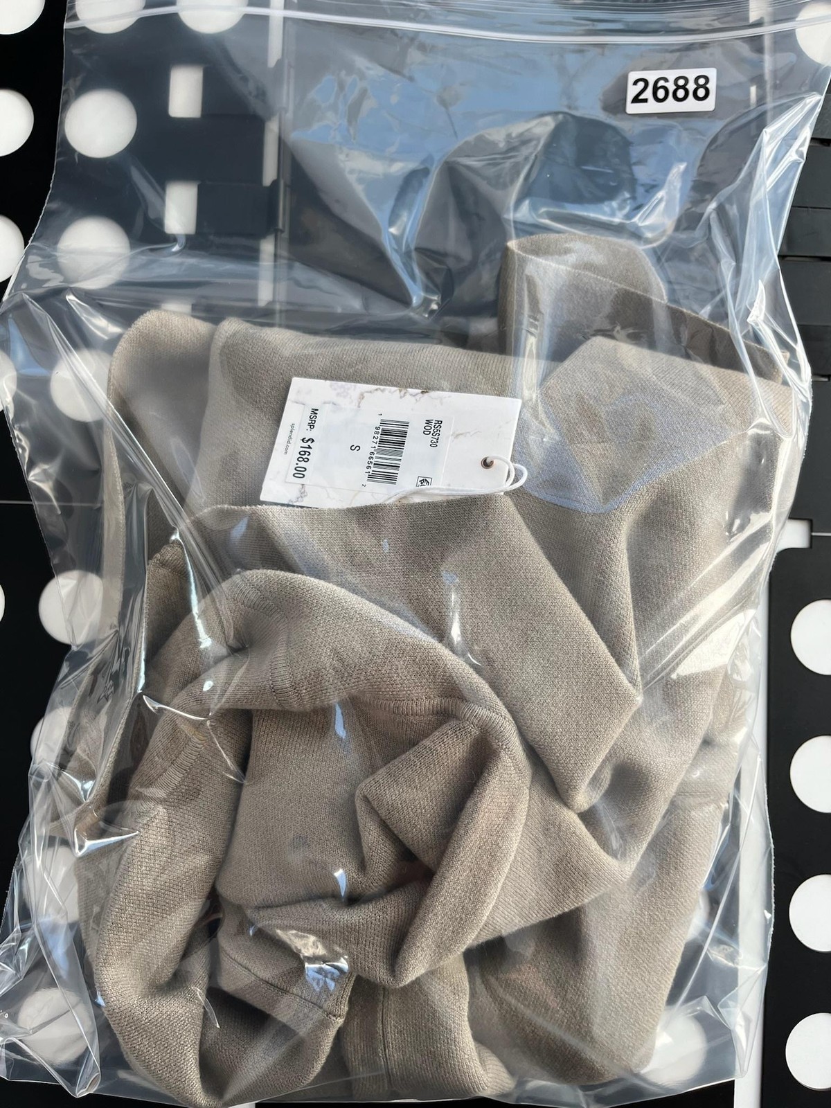 Splendid x Cella Jane Cardigan Womens Small Taupe Belted Wrap Coatigan RSS5730