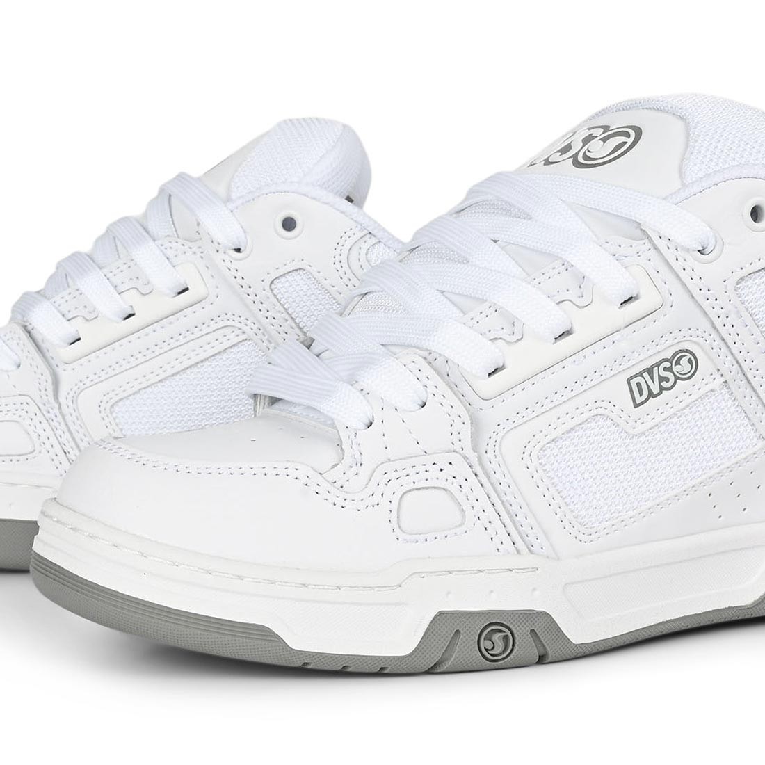 DVS Comanche Shoes – White/White/Grey