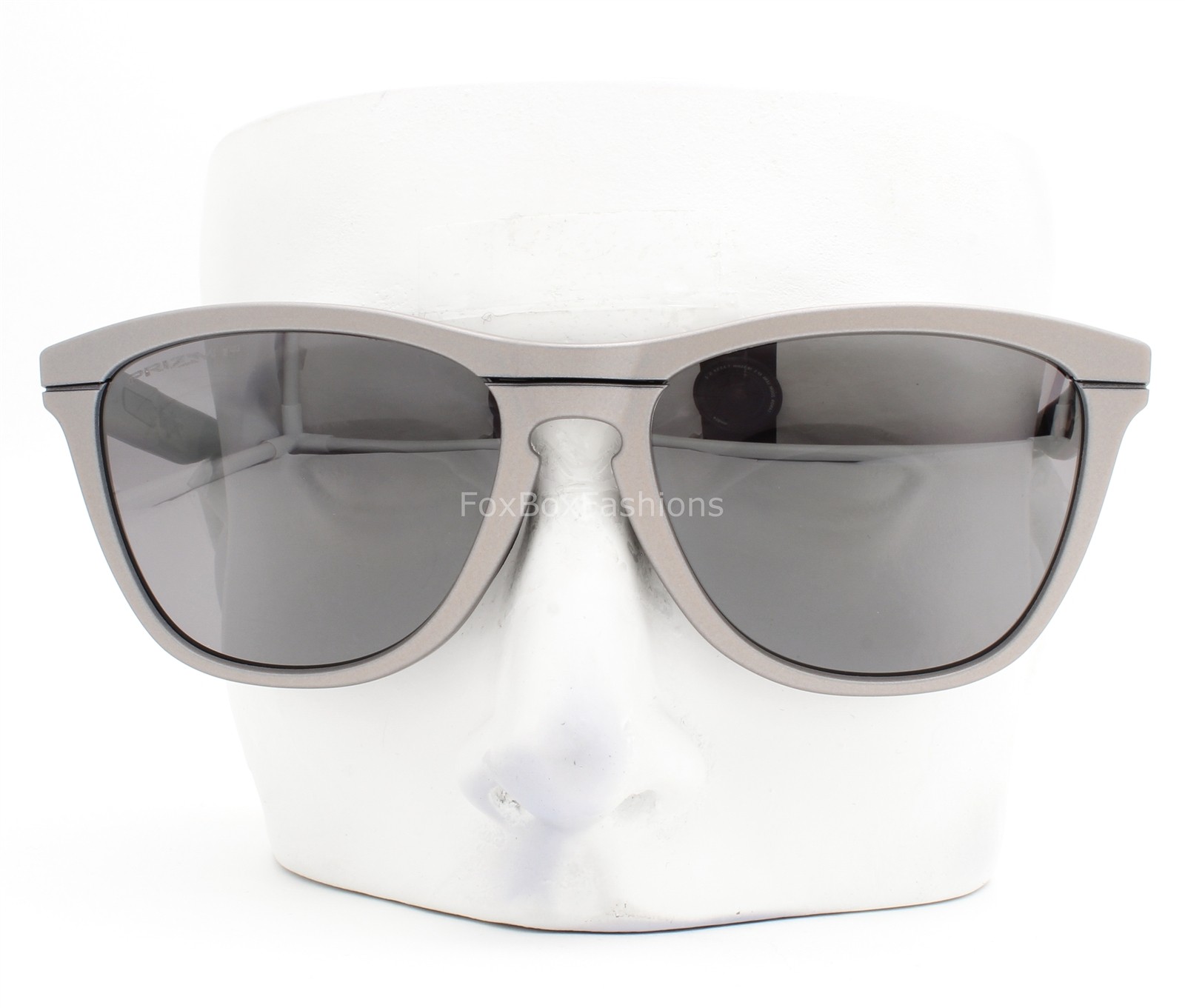 Oakley Frogskins Sunglasses Matte Dark Silver Prizm Black Polarized OO9284-2355
