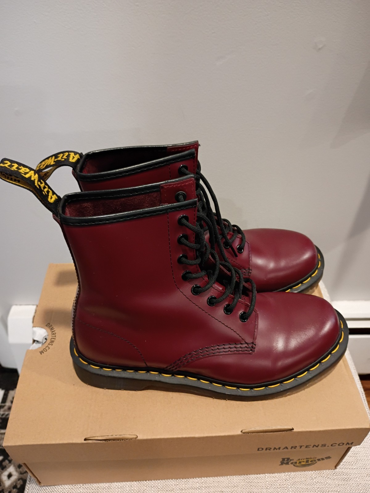 Dr. Martens 1460 Smooth Leather Lace Up Boot