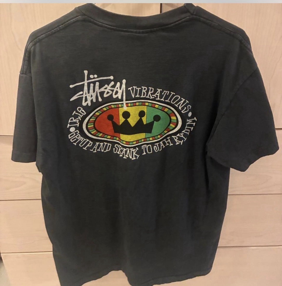 Vintage Stussy Reggae Vibrations tee