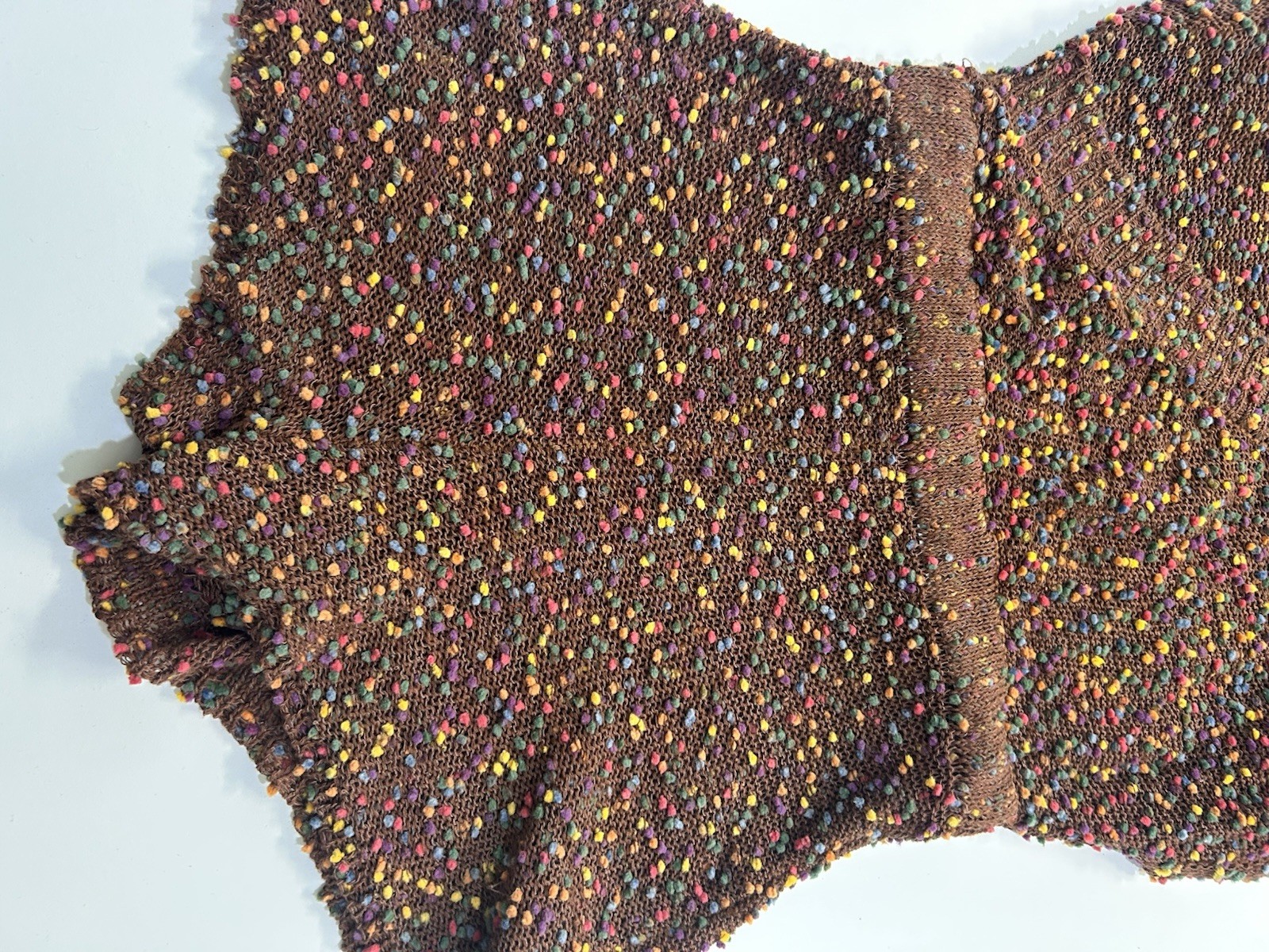 Judith March Brown Colorfull Romper Size M