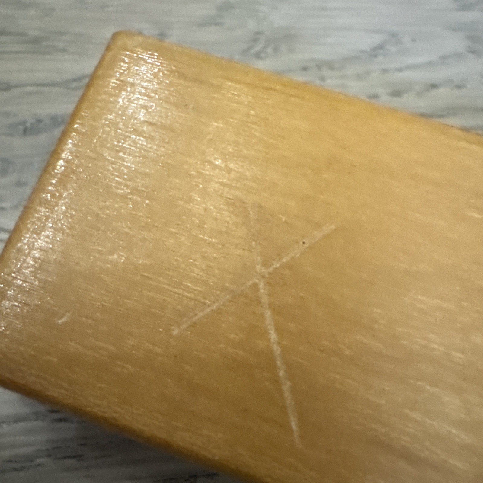 Setwell 10.25” Wooden/Metal Clamp-Style Slotted Pant Hanger Late 1950’s PO-VG++