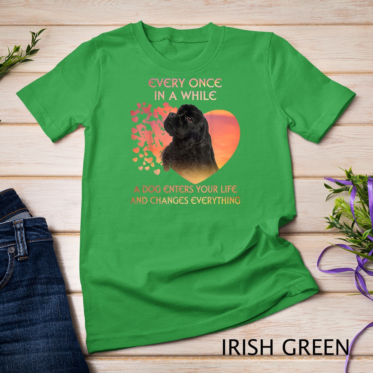 Every Once In A While American Cocker Spaniel T-Shirt Unisex T-shirt