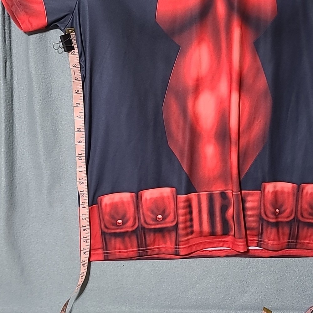 MARVEL DEADPOOL Men’s Novelty Athletic Costume Shirt – Size XXL NEW WITH TAGS