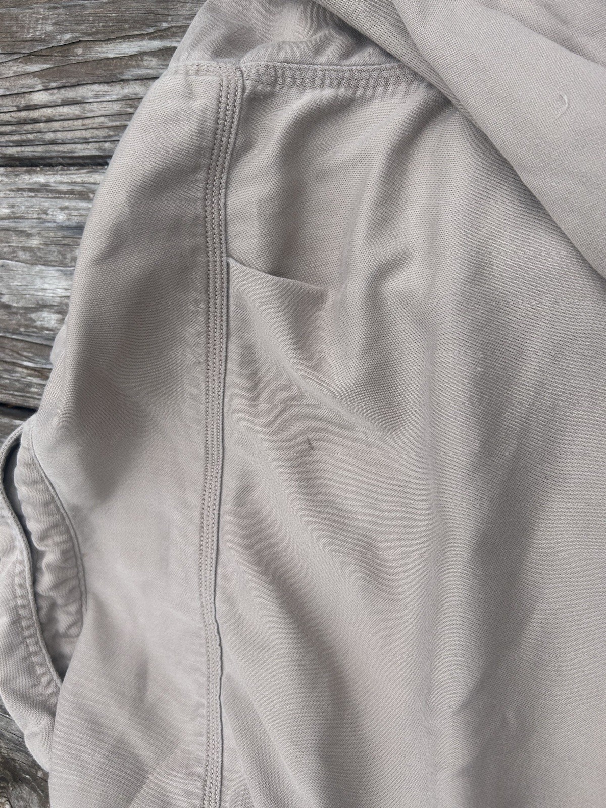 Carhartt FR Flame Resistant Long Sleeve Button-Up Work Shirt, Men’s L Beige