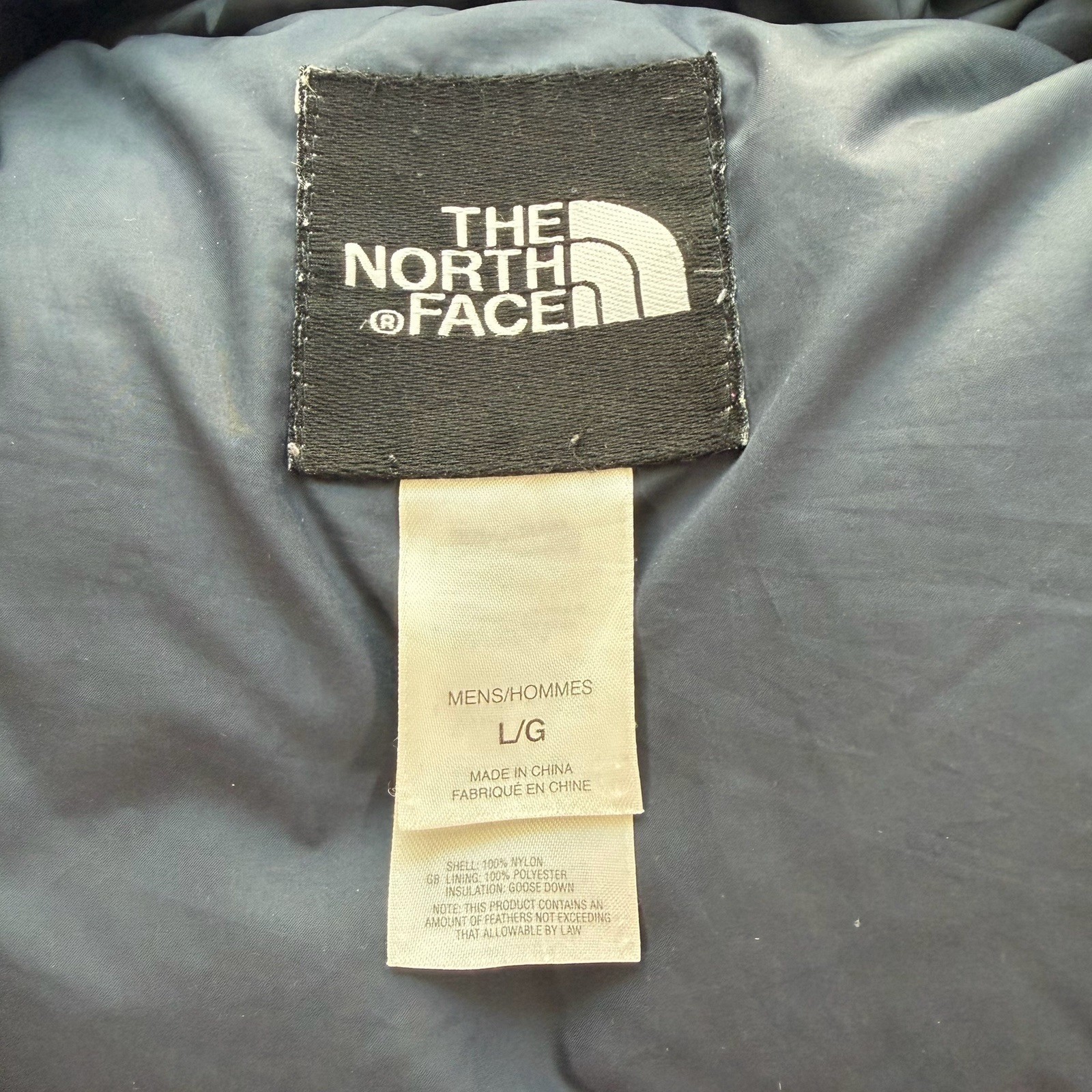 The North Face Jacket Men’s Down 1996 Nuptse Retro 700 Puffer Large Gray Puff