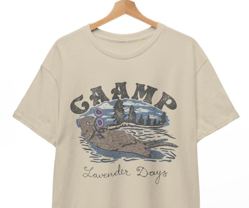 Caamp T-Shirt Lavender Days Folk Indie Americana Summer Unisex Tee