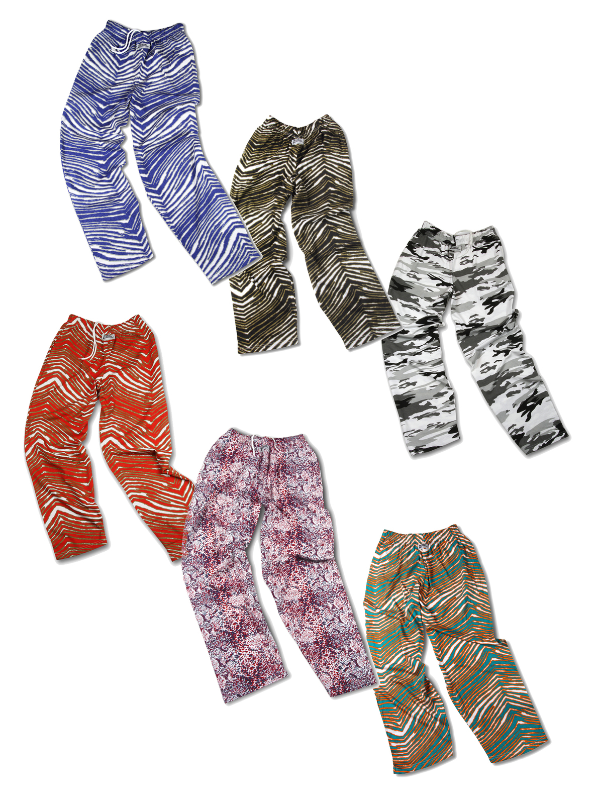Zubaz Adult Lounge Pants, Color Options